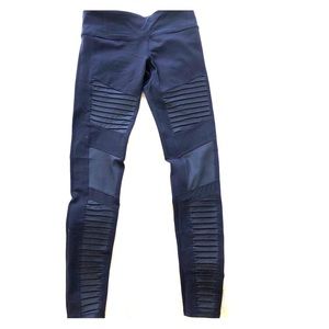 Alo yoga Navy blue Moto leggings